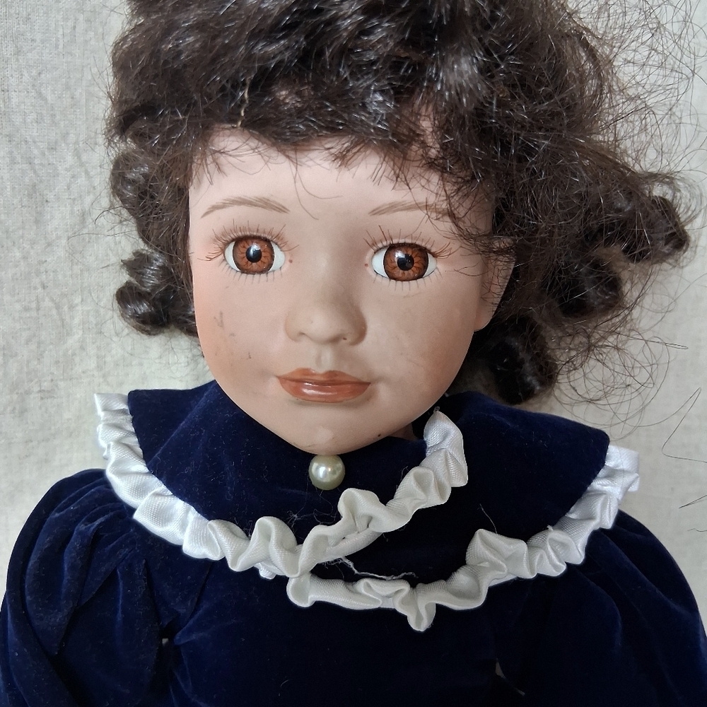 Porcelain Doll 15 Inch - Picture 2 of 6